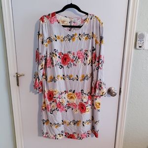NEW knee length flowered dress Old Navy